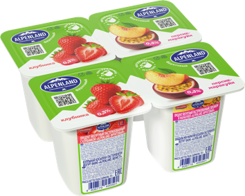 Клубника / Персик-маракуйя