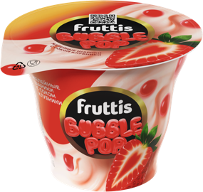 Со вкусом клубники и лопающимися шариками с соком