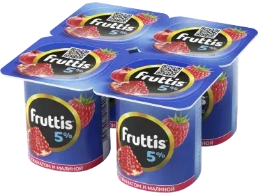 С гранатом и малиной